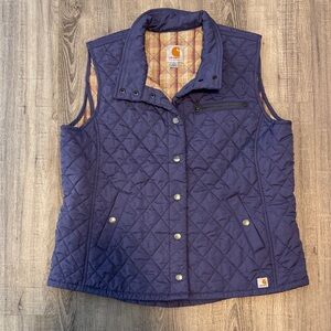Carhartt Women's Dark Blue Quilted Vest